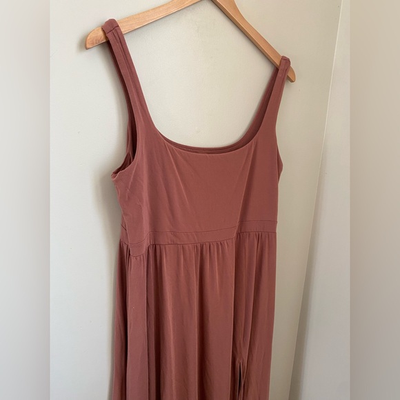 Wilfred Market Slit MIDI Dress Warm Rose Size 2XL - Picture 3 of 12